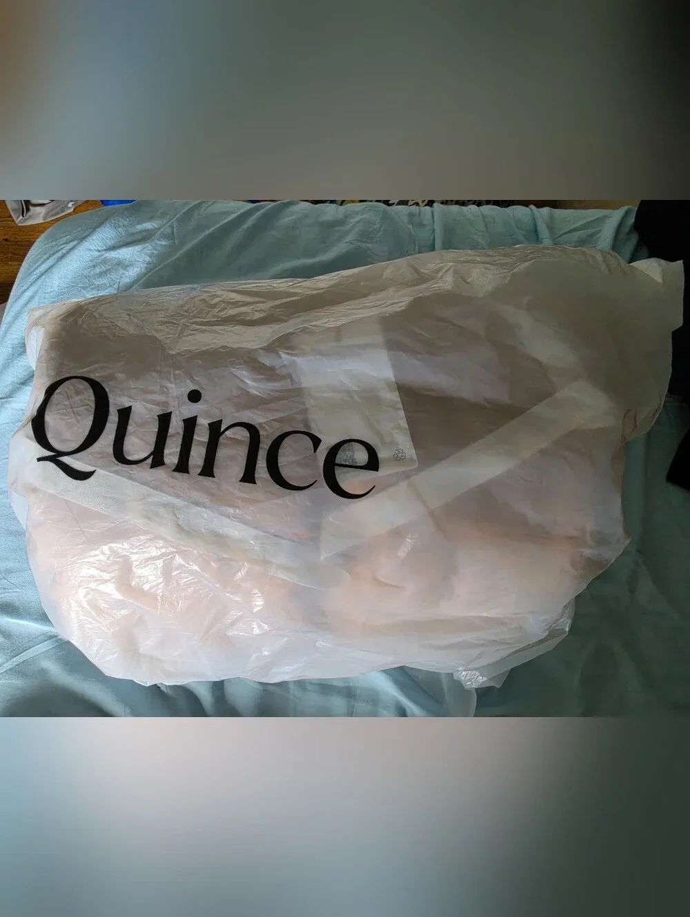 Quince SEALED! NWT! The Bamboo Dream Quilt in Soft Blush. Sz Twin. R2S!